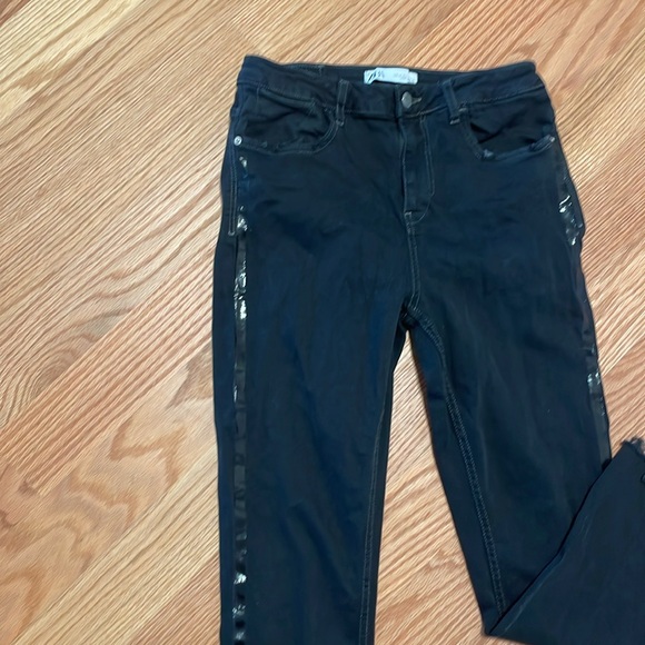 Zara Side stripped jeans - Picture 2 of 5